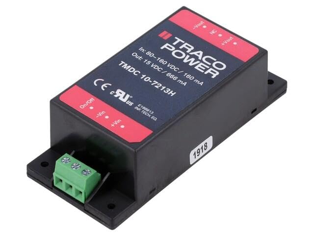 Convertisseur DC/DC 15VDC pour alimentation de secours de système TMDC 10-7213H