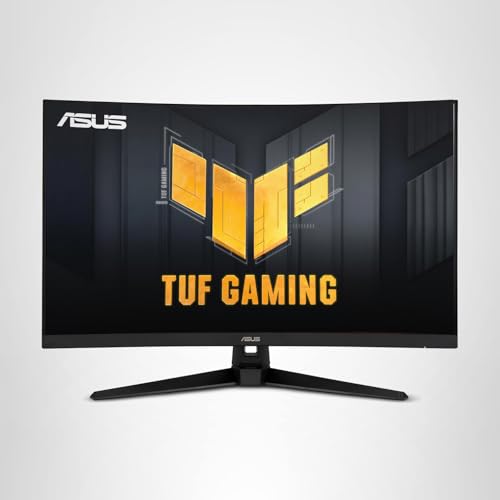 ASUS TUF 32 Inch Curved Gaming Monitor - QHD (2560 x 1440), 165Hz (Supports 144Hz), 1ms, Extreme Low Motion Blur, Speaker, FreeSync Premium, VESA Mountable, DisplayPort, HDMI - VG32VQ1B - Image 9