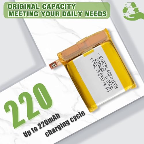 Swark 220 mAh nowa bateria zastępcza PL402022GH kompatybilna z GTS 2 / GTS2 Mini A2010 Smartwatch bateria zamienna z zaktualizowanym zestawem narzędzi naprawczych