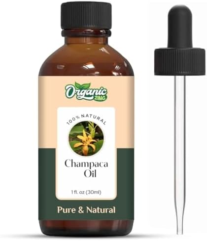 Organic Zing Champaca (Magnolia champaca) Oil | Pure & Natural Essential Oil for Skincare, Hair Care, Aroma & Diffuser – 30ml/1.01fl oz