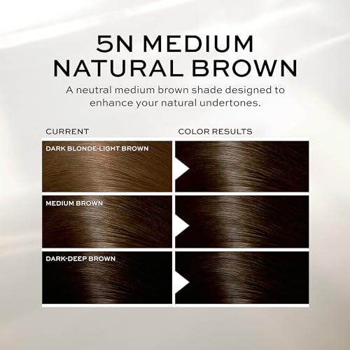 John Frieda Precision Foam Colour, Medium Natural Brown 5N, Full-coverage Hair Color Kit, Anti-Fade Gray Coverage, Deep Color Saturation Hair Dye, 1 Application - Thumbnail 4