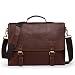 Produktbild Leder Mann-Taschen Business Messenger Aktentaschen for 15,6-Zoll-Laptop-Computer Tablet Braun Männer Frauen 15-Zoll-Laptop-Tasche Reiseaktenkoffer Organizer Erweiterbar Große Umhängetasche S-Zone Mens
