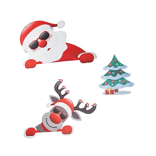 Santa aimants de décoration de voiture Cabilock anti-rayures PVC
