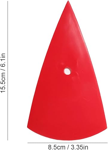 Miniatura 3 de Escobilla de goma triangular para instalación de vinilo PPF de automóvil, herramienta de tinte de varios bordes, kit de espátula de esquina de