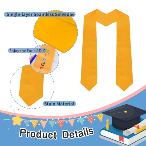 Kindergarten Preschool Graduation Sash, Kindergarten Preschool Graduation Stole Class of 2025 Graduation Stole for Kids4