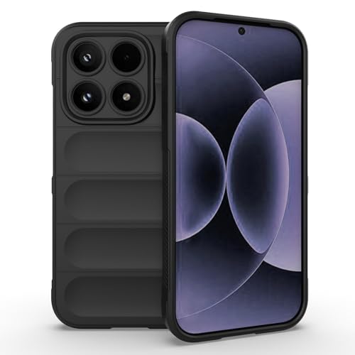 Image of for Xiaomi 17 Case Anti-Drop Soft TPU Rugged Phone Back Cover - Black