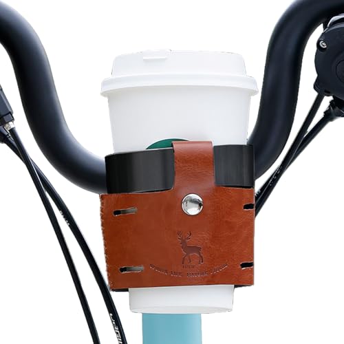 Portavasos para Bicicleta - Accesorios de Ciclismo de Aluminio - Porta-Bidón para Manillar de Bicicleta | para Botella de agua Ciclismo Scooter Eléctrico Senderismo Al Aire Libre Hombres Mujeres