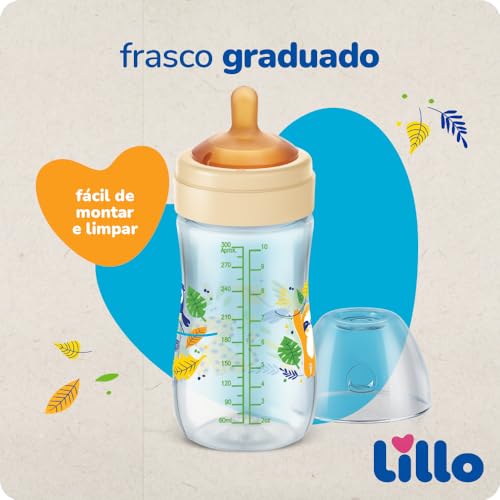 Lillo Mamadeira Super Evolution Com Bico Látex 300Ml