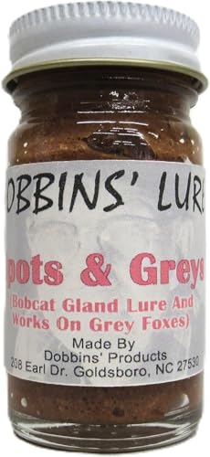Spots & Greys - Bobcat Curiosity Lure - Dobbins Lures 1 Ounce Bottle