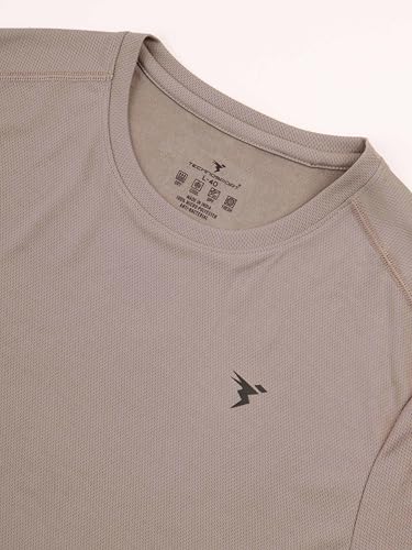 Image of TECHNOSPORT Men's Slim Fit T-Shirt - (MTOR17) Pack of 1