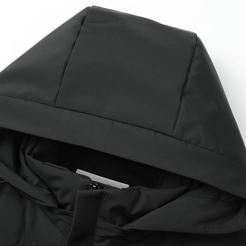 Doudoune courte à capuche chaude style décontracté pour les sorties - 5