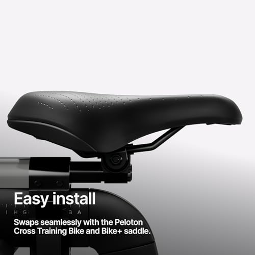Image of Peloton Exercise Cross Training Bike Seat, Indoor Stationary Bike Comfort Seat, Extra Cushion and Comfort, Wider Coverage and Support