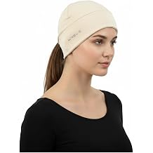 WRELS Thermal Running Skull Cap with Ear Flaps - Winter Hat for Women