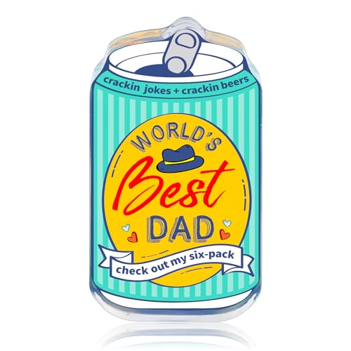 Gifts for Dad from Daughter Son Fathers Day Birthday New Dad Gifts for Men Presents for Dad Best Dad Ever Gift Acrylic Plaque Keepsake Paperweight