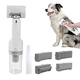 5-in-1 Cordless Pet Grooming Vacuum & Deshedding Tool - Rechargeable All-in-One Brush with Vacuum for Cats and Dogs, 5 Attachments for Dematting, Shedding & Home Cleaning (new box)