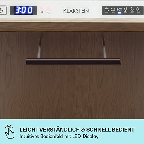 Klarstein Mini-Geschirrspüler mit 55 cm Breite für 6 Gedecke