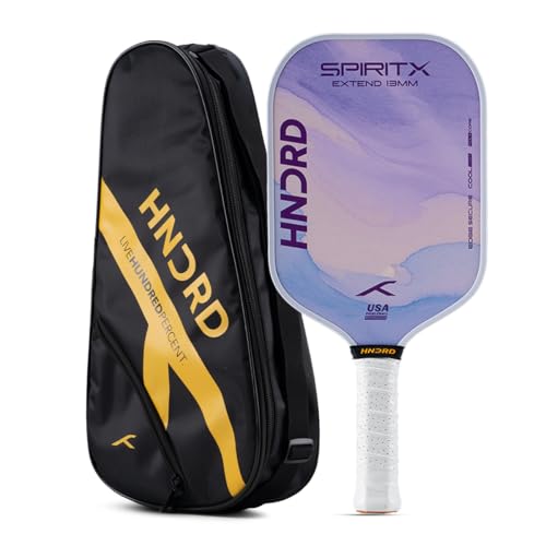 Image of Hundred Spirit X Flow Blast - Pickleball Paddle | 13mm Core | Wide Body Power Paddle | Enhanced Sweet Spot | Ideal for Beginners & Intermediate Players | Free Paddle Bag