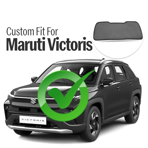 Image of Autofact Dicky Curtain for Maruti Victoris | Custom Fit Rear Windshield Sunshade | UV & Heat Protection | Foldable Mesh | Privacy & Cooling Car Accessory