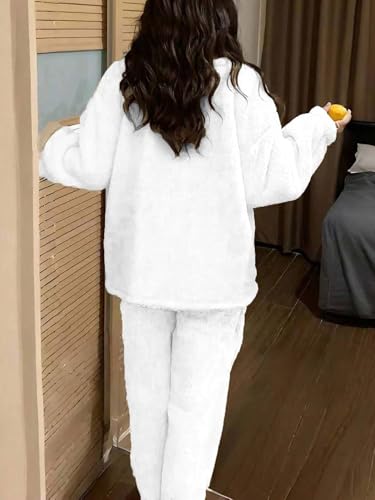 Image of KOTTY Women's Winter Coral Tracksuit - Cozy Two-Piece Coord Set for Stylish Comfort, Warmth, and Relaxed Winter Lounging