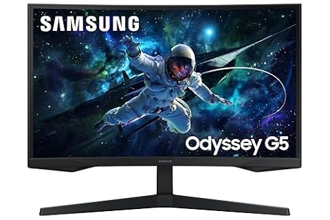 Samsung 27" (68.5cm) Odyssey G5 2K Curved Gaming Monitor QHD 2560