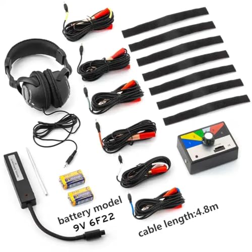 Detector de ruido automotriz de 6 canales, diagnostica el motor, chasis, caja de cambios con auriculares, herramienta esencial para mecánicos