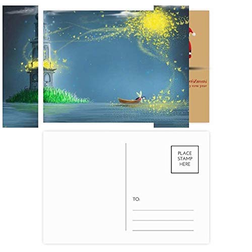 Cartes postales Phare de nuit silencieuse lot de 20 correspondance mer