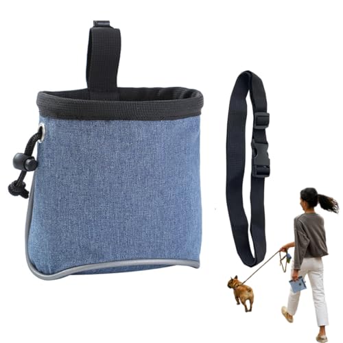 OUDQFCJ Sacchetto di Addestramento per Cane, Borsa, Cibo, Snack da Viaggio, Porta Premietti con Clip di Fissaggio, Multifunzionale, Adatto per viaggi di animali domestici e formazione all'aperto