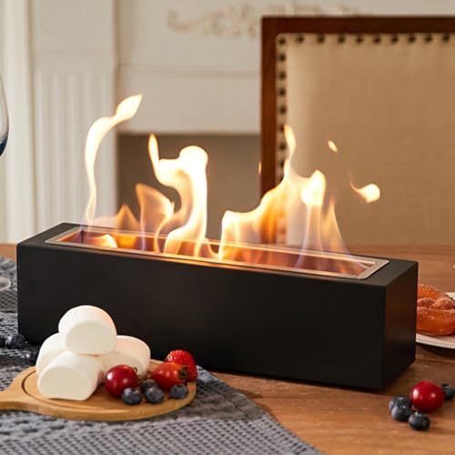 BRIAN & DANY Chimenea de Mesa, Chimenea Portátil de Bioetanol, Fuego de Mesa para Interior y Exterior