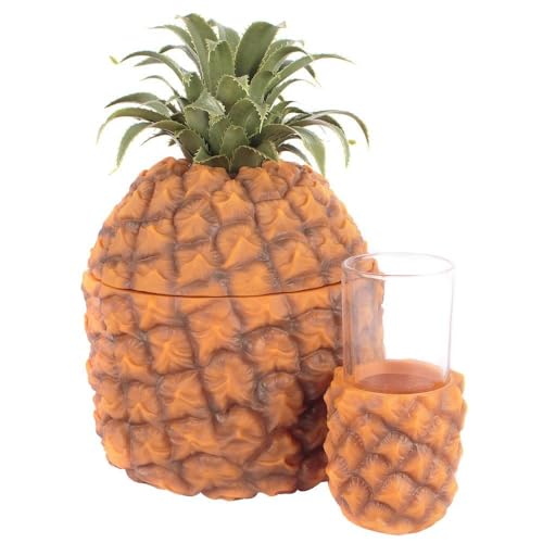 Bar Bespoke Retro Pineapple Ice Bucket - Vintage Plastic Pineapple Shaped Centrepiece