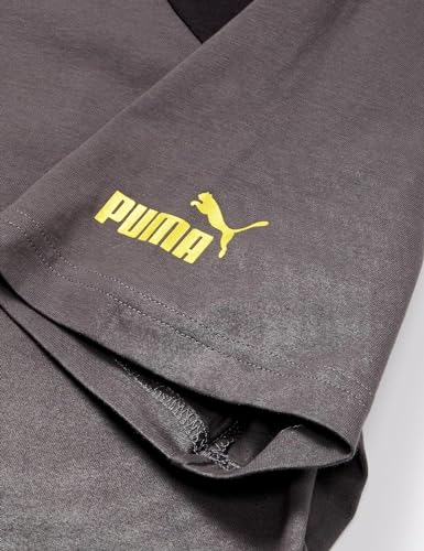 BVB Borussia Dortmund Official Ftblculture Tee Unisex Puma T-Shirt 3XL, Gray - Image 4