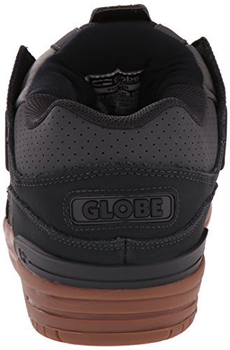 Image of Globe Mens Fusion Skate Shoes, Night /Charcoal /Gum, 14 M US