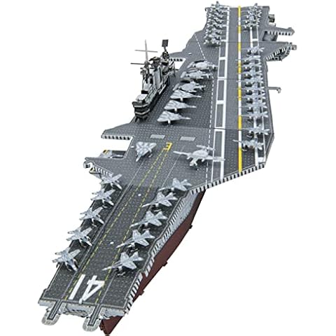 Metal Earth Premium Series USS Midway Aircraft Carrier 3D Metal Model Kit Fascinations Cover