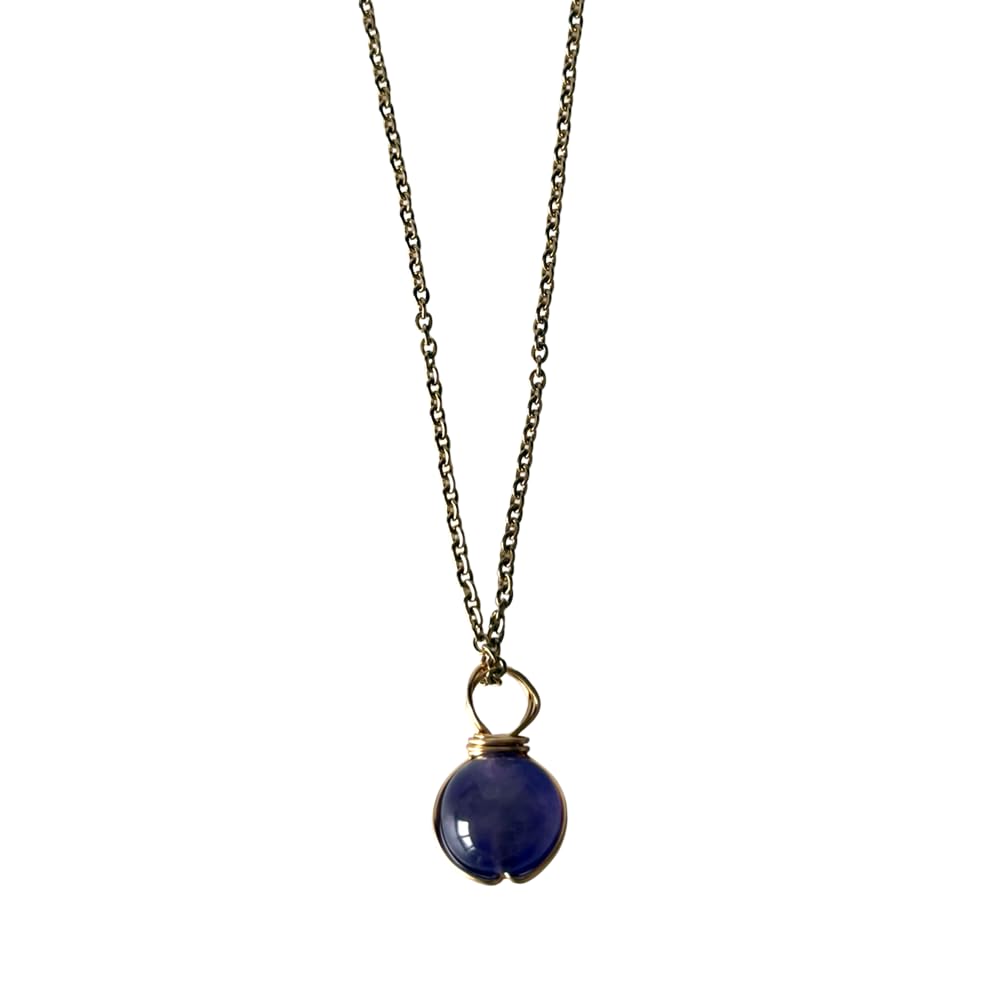 VIE Halo Gemstone Pendant, Sphere, Amethyst