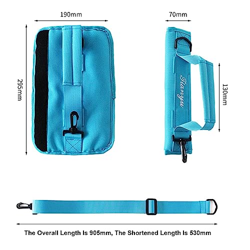 YODOOLTLY Lightweight Golf Sunday Bag Adjustable Sling Strap Golf Carry Bag Ideal for Golf Course & Travel Carry 2-3 Clubs (Black)