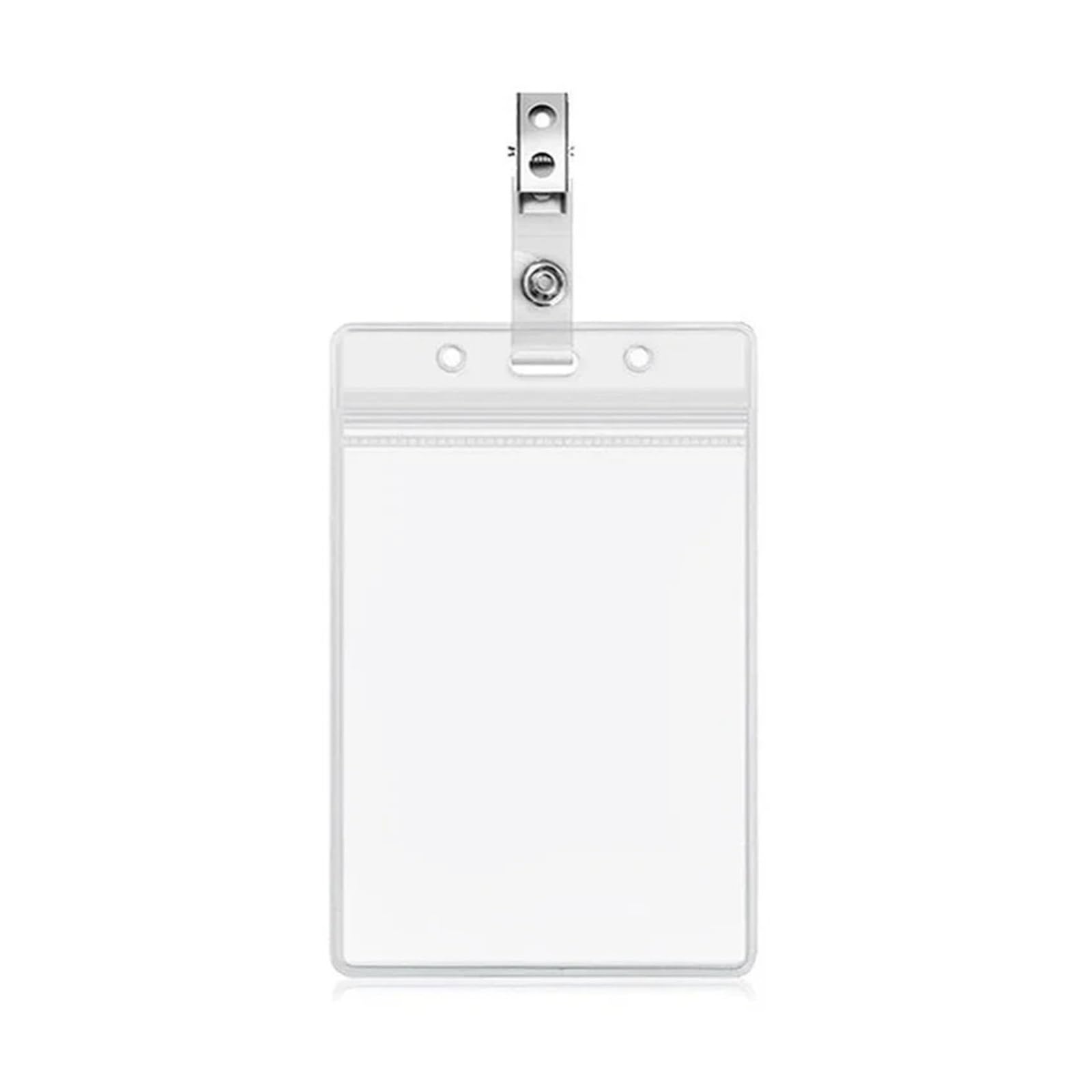 Namensschild-Halter, einziehbar, Umhängeband mit Kartenhülle für Ausweis, Handy, Schlüssel, Mitarbeiter, Arbeitsseil, 24 Stück