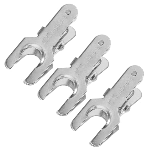 NAMOARLY Stainless Steel Ball Interface Clamp 3pcs Multi-function Metal Clamp Glassware Clip