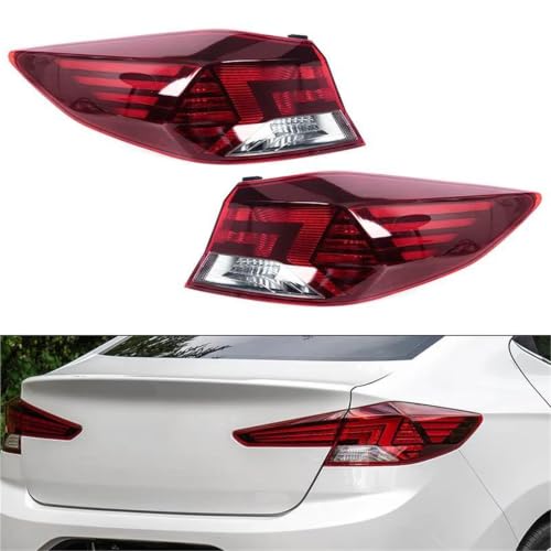 Piloto trasero derecho para Hyundai Elantra 2019-2020 halógeno con luces de freno y giro 2