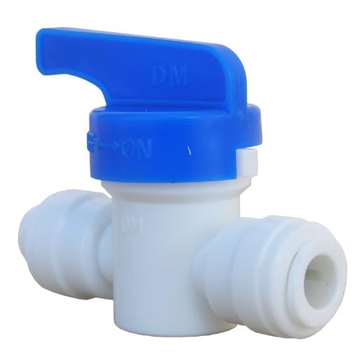 Plastic Push-in Straight Shut Off Valve