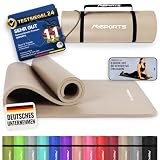 MSPORTS Gymnastikmatte Premium – rutschfeste Fitness...