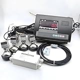 bascula ganadera portatil 【Robusta y Segura】 Esta plataforma de pesaje duradera está construida en acero inoxidable y acero aleado, ofreciendo resistencia al agua y una excepcional estabilidad. Cada célula de carga de la báscula porcina cuenta con protección contra sobrecargas para garantizar la seguridad al pesar animales valiosos.