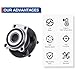 PAROD Pair 513303 Front Wheel Hub & Bearing Assembly Compatible with 2009-2014 Subaru Forester, 2008-2014 Impreza, 2013-2014 WRX, 2013-2014 XV Crosstrek [Thru 01/14/14], w/ABS