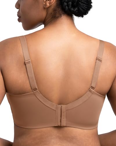 Image of HSIA Minimizer Bras for Women Full Coverage, Unlined Lace Sexy Plus Size Underwire Bra for Large Breasts