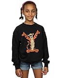 Offiziell Waren Lizenziert. Disney Mädchen Winnie The Pooh Classic Tigger Sweatshirt 9-11 Years Schwarz