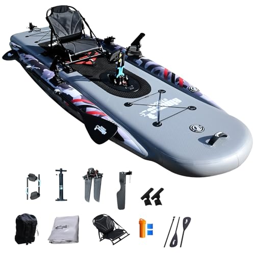 Inflatable Kayak Set: Includes 90in Kayak Paddles and High-Output Pump