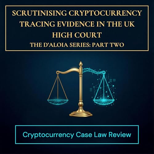 Scrutinising Cryptocurrency Tracing Evidence in the UK High Court (D&rsquo;Aloia Part 2)