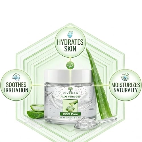 Image of Aloe Vera Gel for Face Skin & Hair 500G (Pack Of 2)