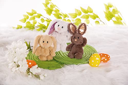 NICI Kuscheltier Hase Hellbraun 20 cm – Stofftier aus weichem Plüsch, niedliches Plüschtier zum Kuscheln und Spielen, für Kinder & Erwachsene, 48664, tolle Geschenkidee, braun