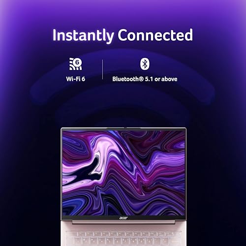 Image of acer Swift Lite 14, Intel Core Ultra 5 115U, Office 2024 + M365 Basic, 16GB /512GB, WUXGA OLED, 14.0 inch /35.56 cm, Win 11 Home, Sunset Copper, 1.1 kg, SFL14-54M, Backlit KB, Premium Thin and Light Laptop