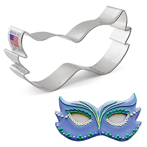 Ann Clark Cookie Cutters Mardi Gras Emporte-pièce en forme de masque 11,43 cm Cover