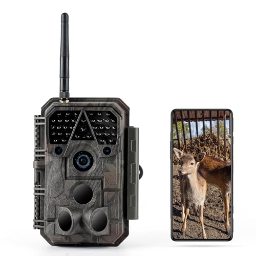 P100 WiFi Trail Camera with 64MP and Night Vision